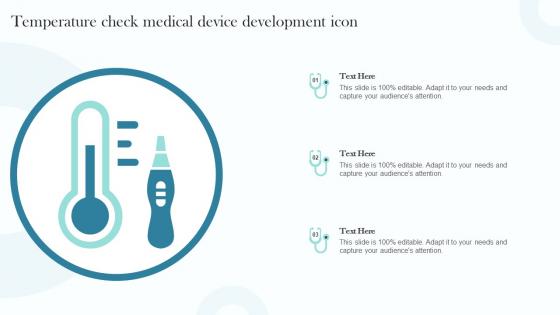 Temperature Check Medical Device Development Icon