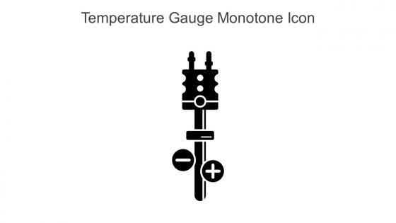 Temperature Gauge Monotone Icon In Powerpoint Pptx Png And Editable Eps Format