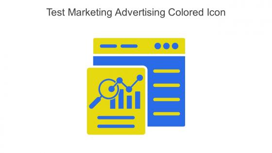 Test Marketing Advertising Colored Icon In Powerpoint Pptx Png And Editable Eps Format
