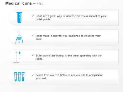 Test tube flask chemical reaction ppt icons graphics