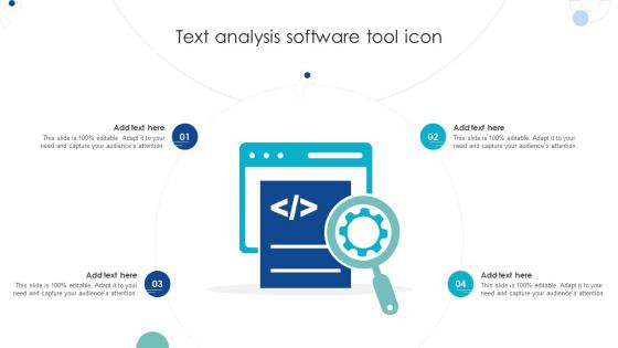 Text Analysis Software Tool Icon