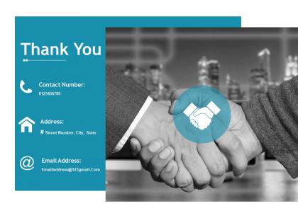 Thank you ppt icon background image