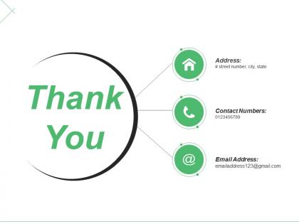 Thank you ppt icon influencers