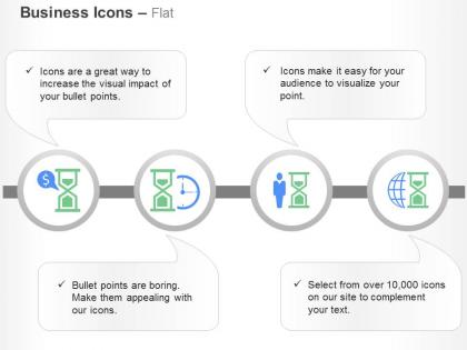 Time based financial planning global market study ppt icons graphics