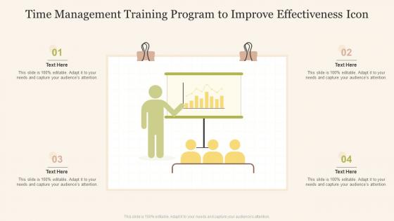 Time Management Training Program To Improve Effectiveness Icon