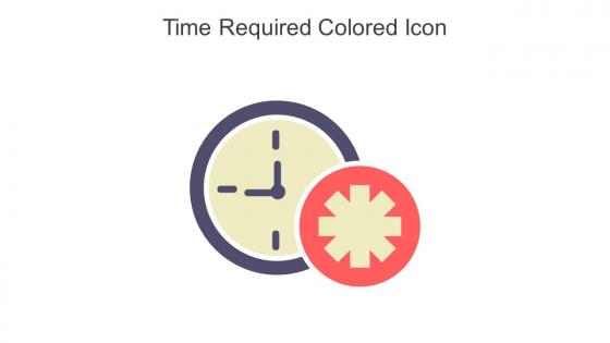 Time Required Colored Icon In Powerpoint Pptx Png And Editable Eps Format