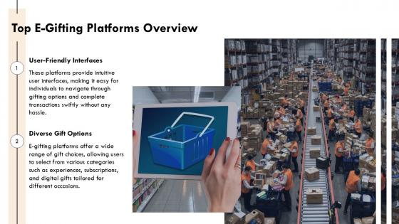 Top E Gifting Platforms Overview PPT Example ST AI SS