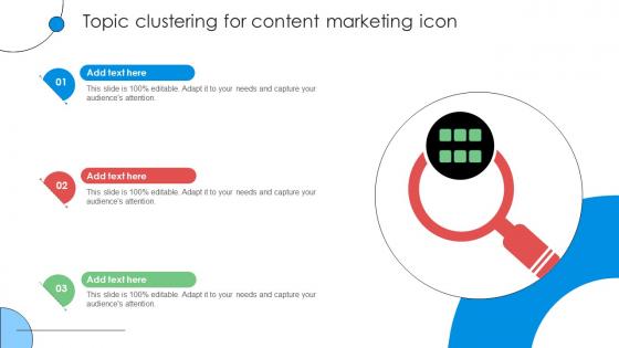 Topic Clustering For Content Marketing Icon