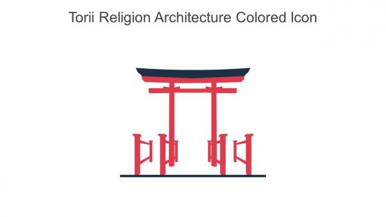 Torii Religion Architecture Colored Icon In Powerpoint Pptx Png And Editable Eps Format