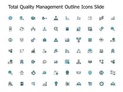 Total quality management outline icons slide gears growth e188 ppt powerpoint presentation