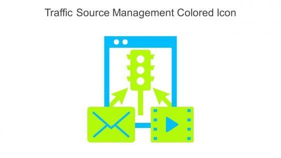 Traffic Source Management Colored Icon In Powerpoint Pptx Png And Editable Eps Format