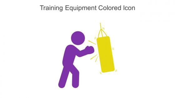 Training Equipment Colored Icon In Powerpoint Pptx Png And Editable Eps Format
