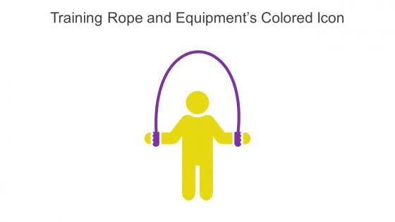 Training Rope And Equipments Colored Icon In Powerpoint Pptx Png And Editable Eps Format