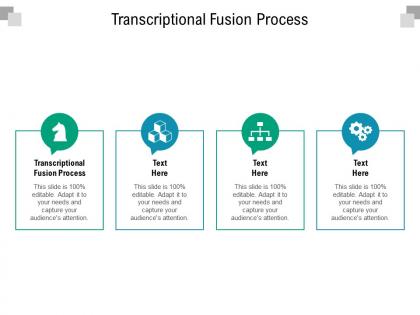 Transcriptional fusion process ppt powerpoint presentation model icons cpb