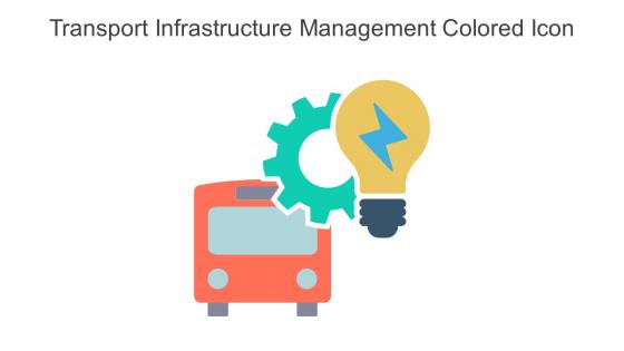 Transport Infrastructure Management Colored Icon In Powerpoint Pptx Png And Editable Eps Format