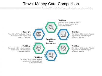 Travel money card comparison ppt powerpoint presentation professional icons cpb