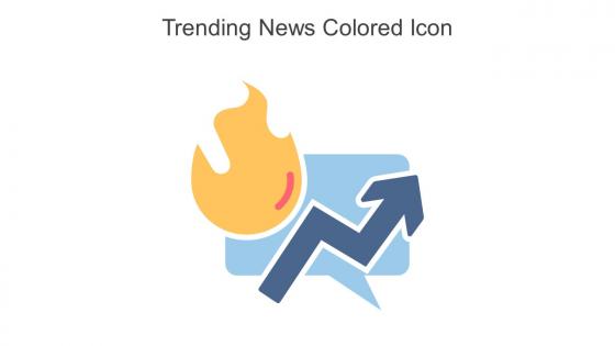 Trending News Colored Icon In Powerpoint Pptx Png And Editable Eps Format