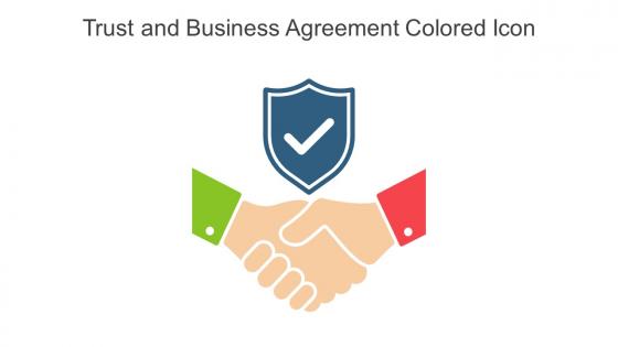 Trust And Business Agreement Colored Icon In Powerpoint Pptx Png And Editable Eps Format