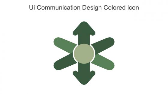 UI Communication Design Colored Icon In Powerpoint Pptx Png And Editable Eps Format