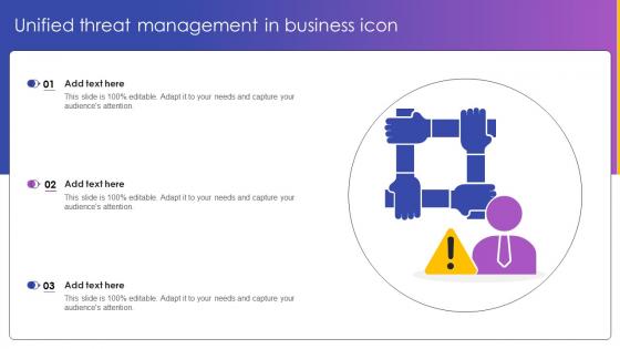Unified Threat Management In Business Icon