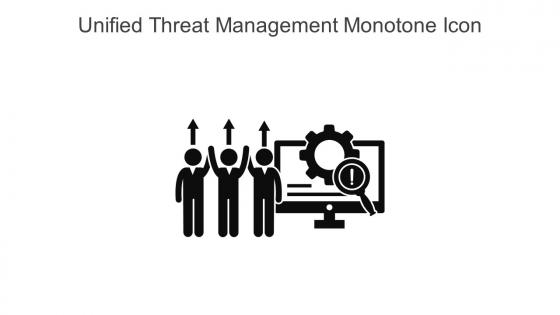Unified Threat Management Monotone Icon In Powerpoint Pptx Png And Editable Eps Format