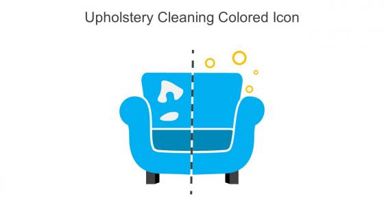 Upholstery Cleaning Colored Icon In Powerpoint Pptx Png And Editable Eps Format