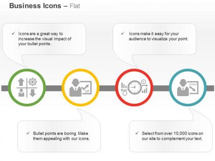 Ups and downs of business time management data analysis ppt icons graphics