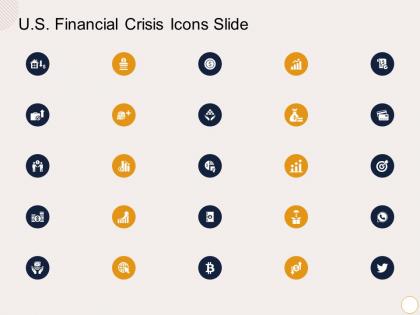 Us financial crisis icons slide ppt powerpoint presentation styles objects