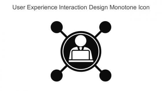 User Experience Interaction Design Monotone Icon In Powerpoint Pptx Png And Editable Eps Format