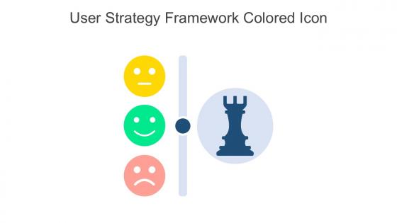 User Strategy Framework Colored Icon In Powerpoint Pptx Png And Editable Eps Format
