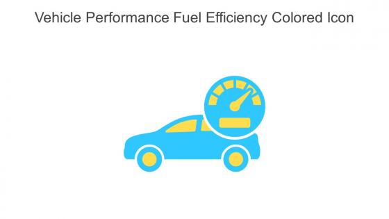 Vehicle Performance Fuel Efficiency Colored Icon In Powerpoint Pptx Png And Editable Eps Format