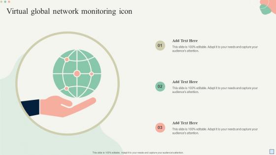 Virtual Global Network Monitoring Icon