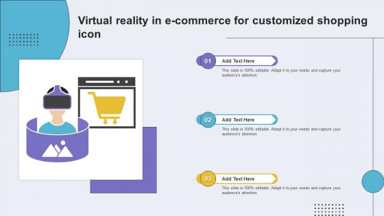 Virtual Reality In E Commerce For Customized Shopping Icon