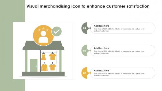 Visual Merchandising Icon To Enhance Customer Satisfaction