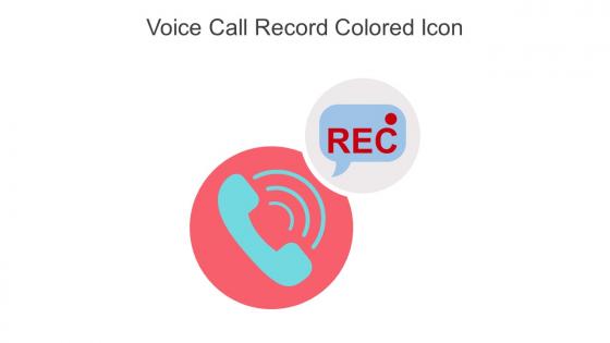 Voice Call Record Colored Icon In Powerpoint Pptx Png And Editable Eps Format