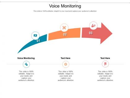 Voice monitoring ppt powerpoint presentation icon clipart images cpb