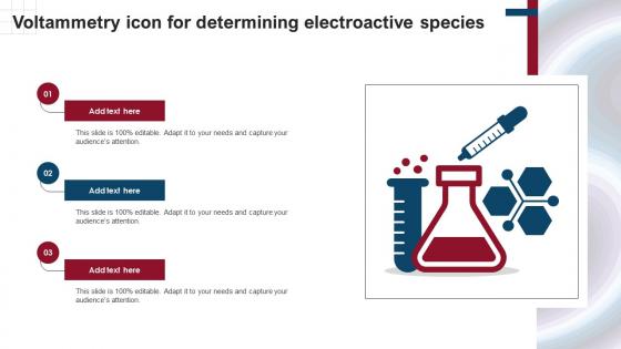 Voltammetry Icon For Determining Electroactive Species Ppt Presentation