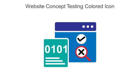 Website Concept Testing Colored Icon In Powerpoint Pptx Png And Editable Eps Format