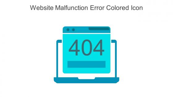 Website Malfunction Error Colored Icon In Powerpoint Pptx Png And Editable Eps Format