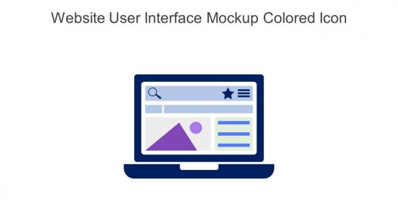 Website User Interface Mockup Colored Icon In Powerpoint Pptx Png And Editable Eps Format