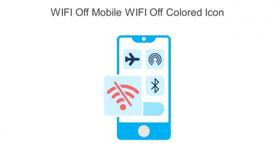 WIFI Off Mobile WIFI Off Colored Icon In Powerpoint Pptx Png And Editable Eps Format