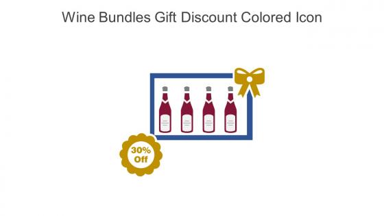 Wine Bundles Gift Discount Colored Icon In Powerpoint Pptx Png And Editable Eps Format
