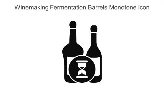 Winemaking Fermentation Barrels Monotone Icon In Powerpoint Pptx Png And Editable Eps Format