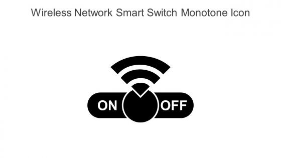 Wireless Network Smart Switch Monotone Icon In Powerpoint Pptx Png And Editable Eps Format