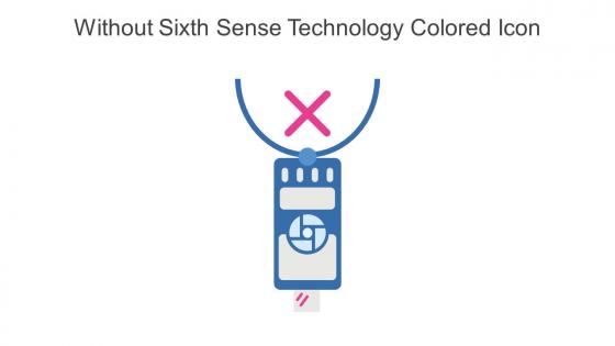 Without Sixth Sense Technology Colored Icon In Powerpoint Pptx Png And Editable Eps Format