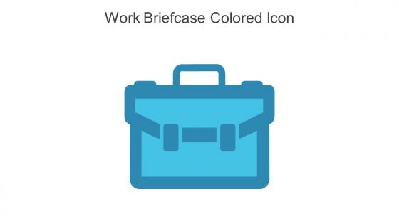 Work Briefcase Colored Icon In Powerpoint Pptx Png And Editable Eps Format