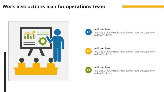 Work Instructions Icon For Operations Team