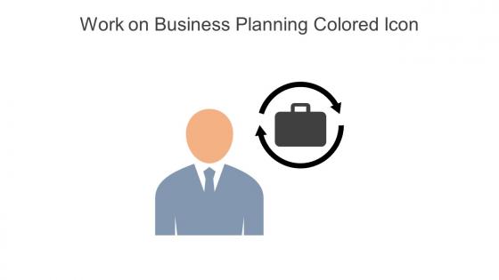 Work On Business Planning Colored Icon In Powerpoint Pptx Png And Editable Eps Format