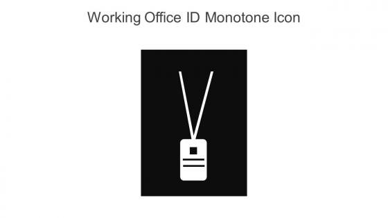 Working Office ID Monotone Icon In Powerpoint Pptx Png And Editable Eps Format