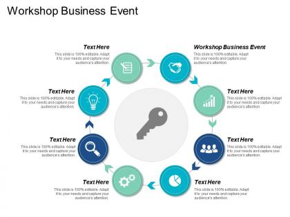 Workshop business event ppt powerpoint presentation icon graphics template cpb